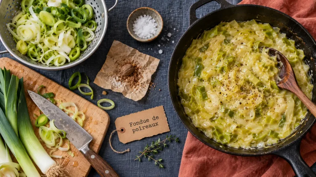 Fondue de poireaux : 4 gestes pour obtenir un accompagnement fondant sans coloration